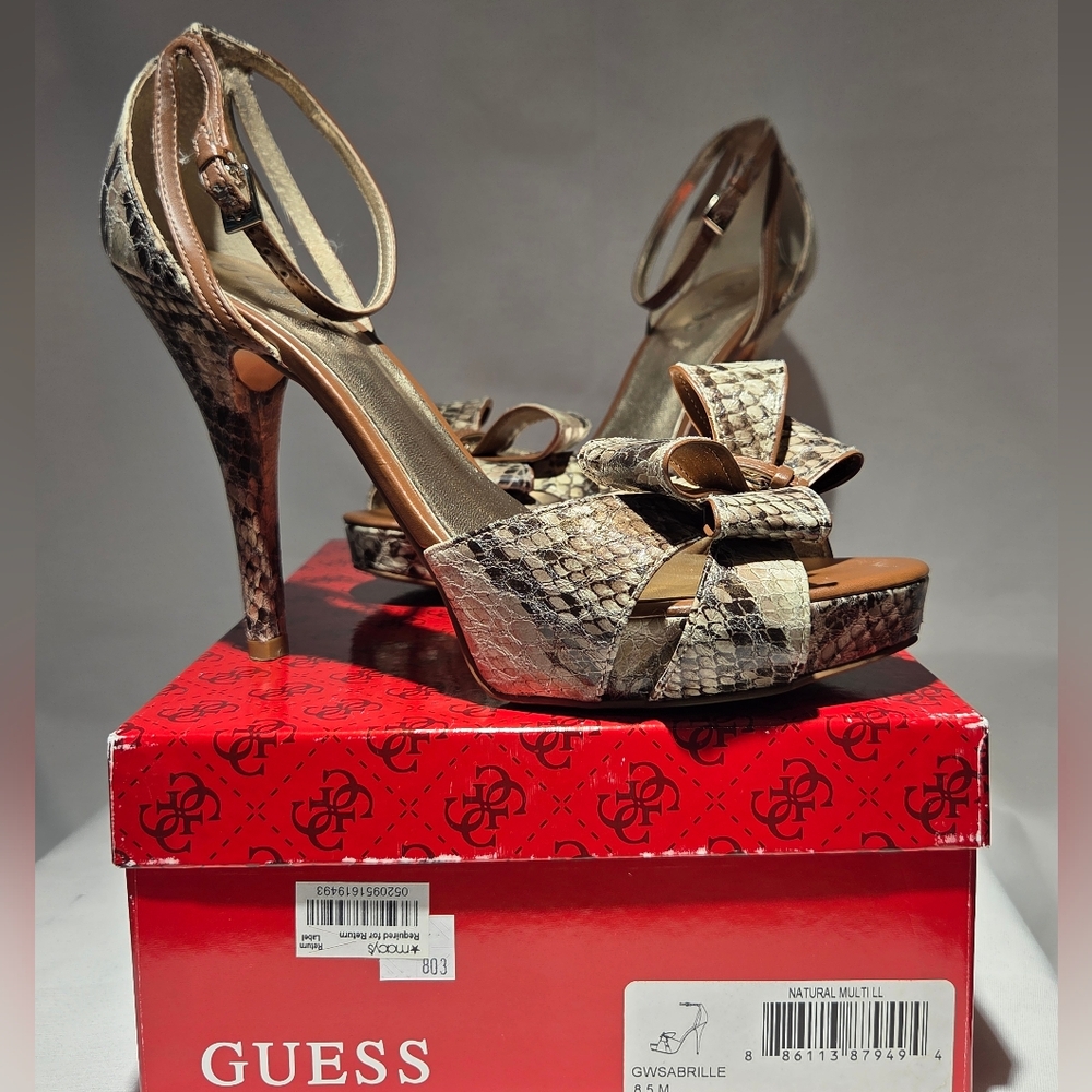 Guess Women's Snakeskin High Heels